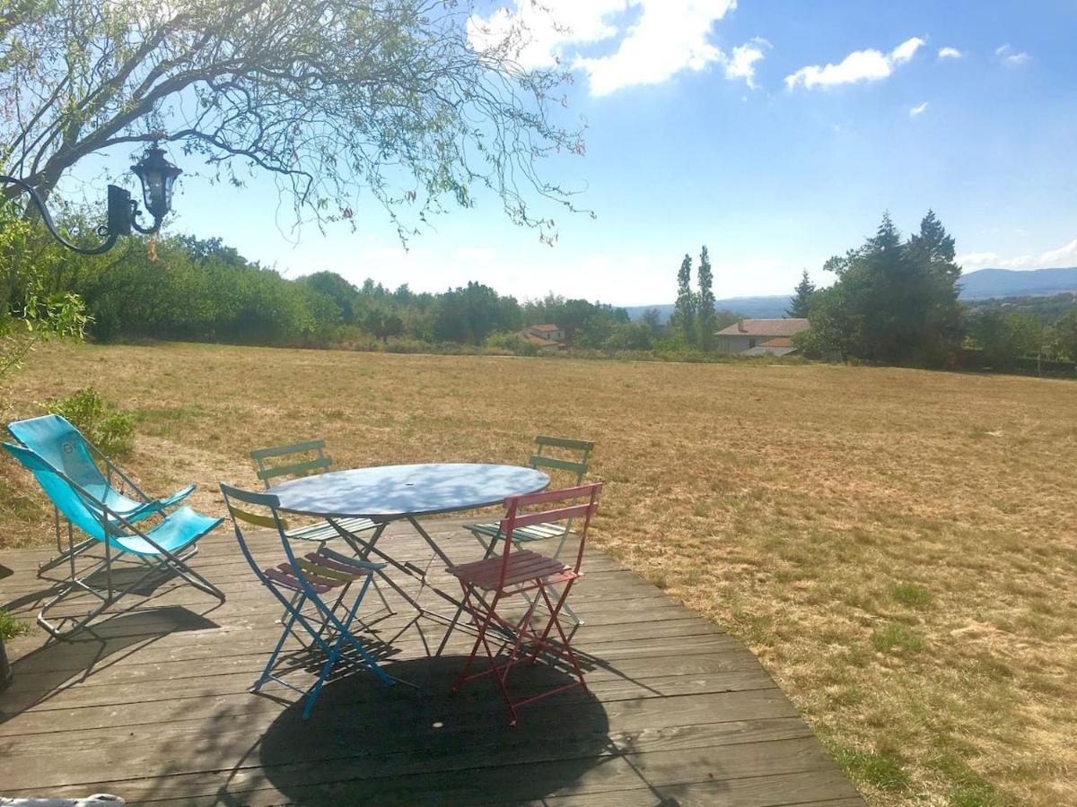 La Colline Seive Villa Boulieu-les-Annonay Bagian luar foto