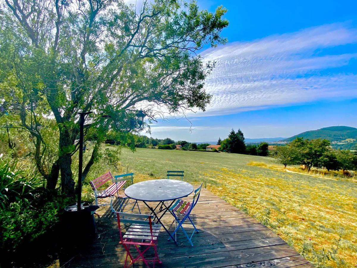 La Colline Seive Villa Boulieu-les-Annonay Bagian luar foto